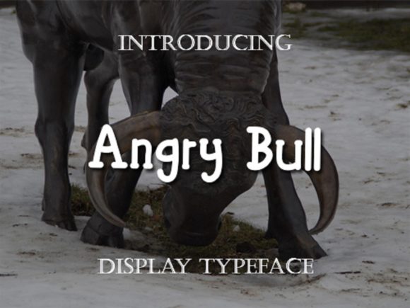 Angry Bull: A Lively Display Font for Casual Branding