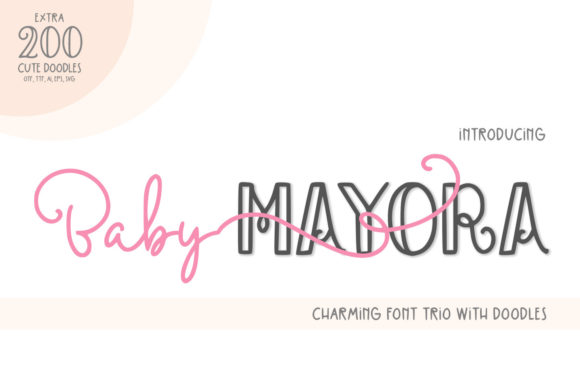 Baby Mayora: A Playful Display Font for Editorial Charm