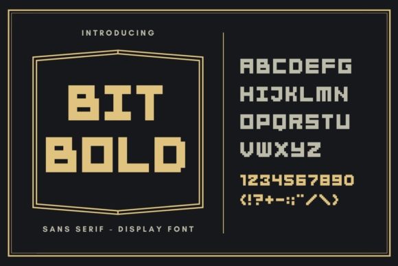 BitBold: A Pixel-Sharp Sans Serif for Editorial Impact
