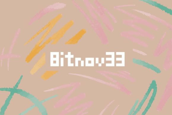 Bitnov33: A Playful Pixel Display Font for Handmade Makers