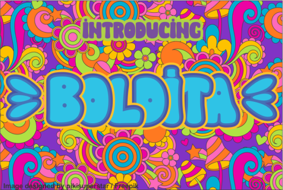 Boldita: A Playful Display Font for Handmade Labels & Printables