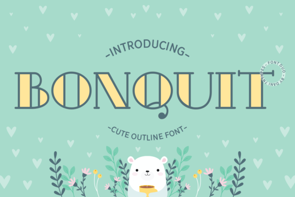 Bonquit: A Standout Display Font for Digital Branding