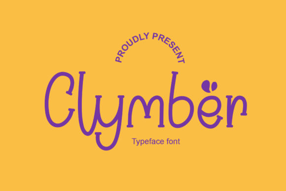 Clymber: A Whimsical Display Font That Feels Like a Smile