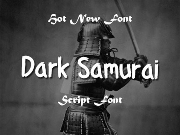 Dark Samurai: A Display Font That Cuts Through the Noise