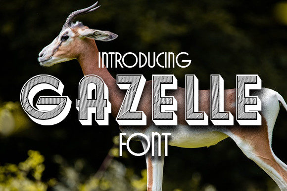 Gazelle: A Display Font That Makes Your Headlines Pop