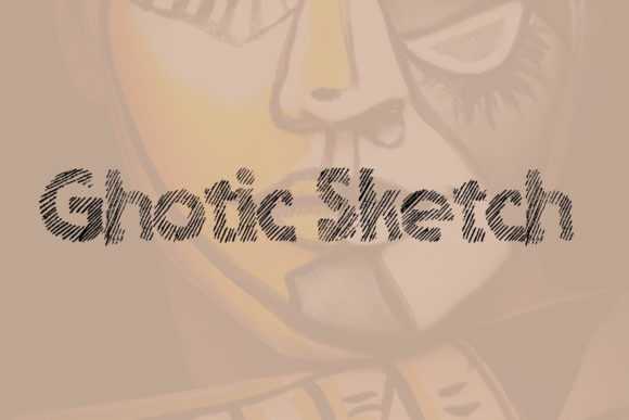 Ghotic Sketch: A Display Font That Makes Your Brand Instantly Memorable
