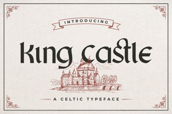 King Castle: A Celtic-Inspired Display Font for Editorial Impact