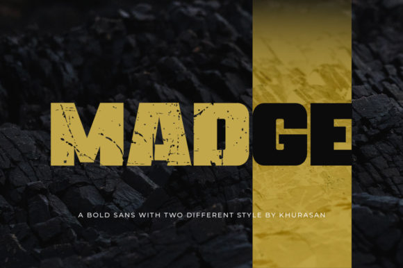 Madge: A Bold Display Font That Elevates Digital Branding