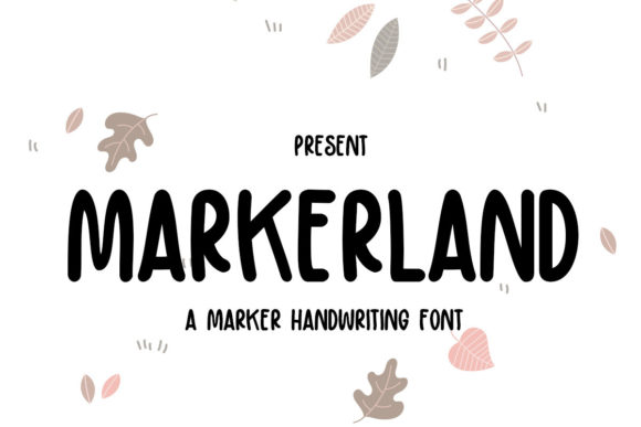 Markerland: A Playful Display Font for Editorial Charm