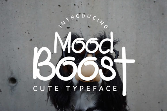 Mood Boost: A Friendly Display Font for Small Business Branding