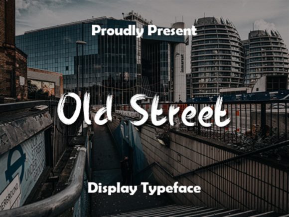 Old Street: A Brushed Display Font That Adds Warmth to Digital Branding