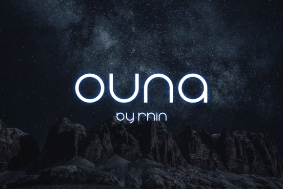Ouna: A Futuristic Display Font That Just Works
