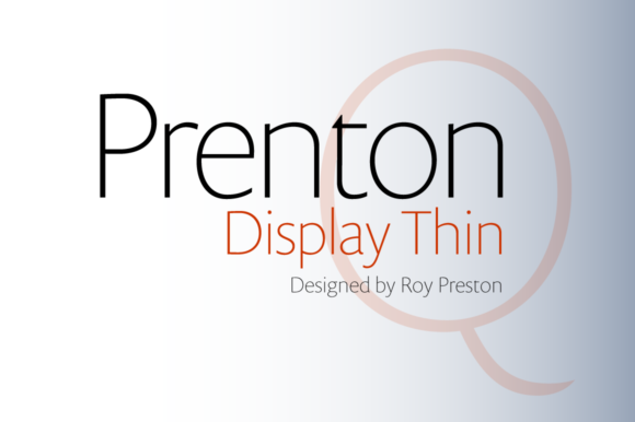 Prenton Display Thin: A Refined Sans Serif for Editorial Clarity