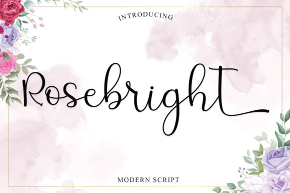Rosebright Font: A Professional Display Typeface for Small Businesses