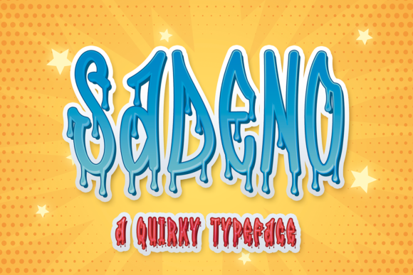 Sadeno: A Display Font with Playful Unease