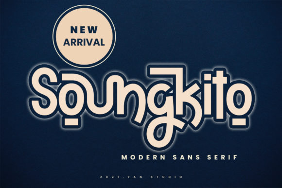 Soungkito: A Vintage Display Font for Bold Digital Branding