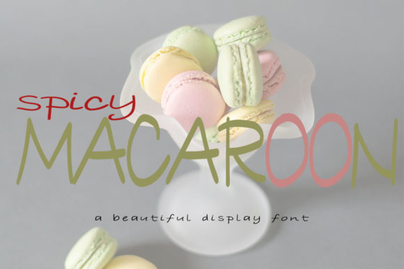 Spicy Macaroon: A Playful Display Font for Digital Branding
