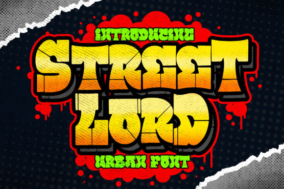 Street Lord: A Bold Display Font for Editorial Moments
