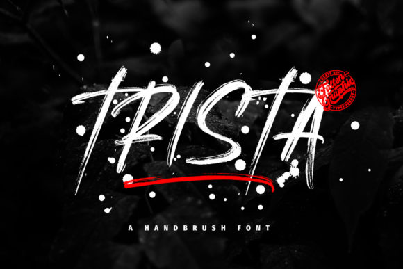Trista: A Brushed Display Font for Editorial Impact