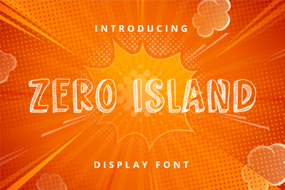 Zero Island: A Bold Display Font for Small Business Branding