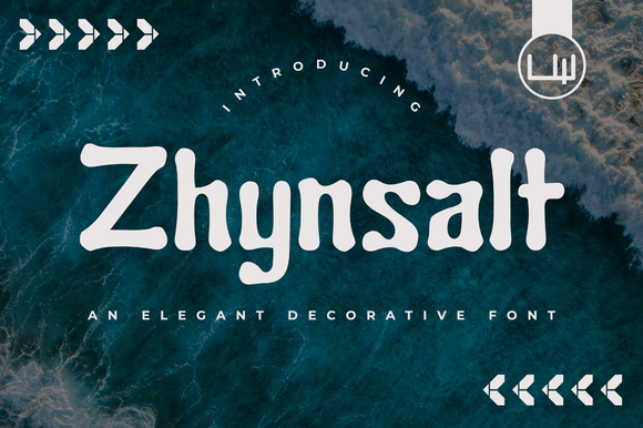 Zhynsalt: A Bold Display Font for Handmade Creators
